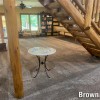 LCT Plush Luxury Carpet Tile in large finished basement