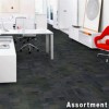Design Medley II Commercial Carpet Tile 5.9 mm x 24x24 Inches Carton of 18 multi directional install Assortment