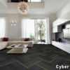 Reverb Commercial Carpet Tiles 24x24 Inch Carton of 18 Living Room Cyber