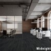 Reverb Commercial Carpet Tiles 24x24 Inch Carton of 18 Office Midnight