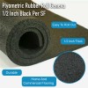 Plyometric Rubber Roll 1/2 Inch infographic.