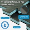 Taekwondo Mat 20 mm infographic.