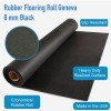 Rubber Flooring Rolls 8 mm 25 Ft Black infographic