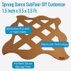 Sprung Dance SubFloor DIY Customize infographics.