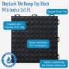 StayLock Bump Top Floor tiles Black infographic