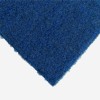 Home Cheer Flexi-Roll Carpet Practice Mat 1-1/4 Inch x 5x10 Ft. corner top view in navy blue