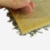 Easy Street Peel and Stick Carpet Tiles 3/4 Inch x 18x18 Inches 10 Per Carton peeled up back view