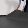 Finish installing G-Floor Diamond Tread Garage Floor Roll 75 mil x 7.6x17 Ft. in slate gray