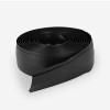 G-Floor Garage Floor Center Trim 4 Inch Wide x 25 Ft. full roll in midnight black