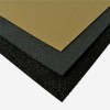 G-Floor Protective Kennel Floor Mat Levant Texture 55 mil x 5x10 Ft. stack with midnight black, slate gray and sandstone