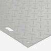 MambaMat Ground Protection Mat Natural 1/2 Inch x 4x8 Ft. corner of diamond texture with hand holds