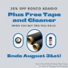 Rosco Adagio Marley Full Roll Free Tape and Cleaner Sale