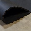 horse stall mats curled up
