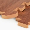 Wood Grain Reversible Interlocking Foam Tiles Trade Show 20x30 Ft. Kit close interlocks