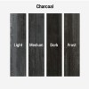 Charcoal Colors Ingrained Commercial Carpet Plank Neutral .28 Inch x 25 cm x 1 Meter Per Plank