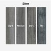 Silver Colors Ingrained Commercial Carpet Plank Neutral .28 Inch x 25 cm x 1 Meter Per Plank