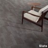 Replicate Commercial Carpet Tile .31 Inch x 50x50 cm per Tile Dark Slate with Chair