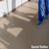 Hospital hallway LonWoven Topseal Vinyl Roll 6x60 Ft. in Sand Dollar