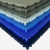 Indoor Court Tile Solid Surface 1/2 Inch x 1x1 Ft. blue gray colors stack