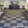 Heavy Duty Carpet Tile - 20 Per Carton Gray Checkerboard