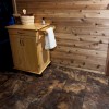 Max Tile Raised Modular Flooring Tiles in basement sauna