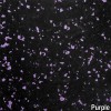 Purple Rolled Rubber Pacific 1/4 Inch 10% Color Custom closeup