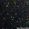 Blue Green Gold Rolled Rubber Pacific 3/8 Inch 10% Color CrossTrain Custom closeup