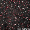 Brick Red White Rolled Rubber Pacific 8 mm 10% Color CrossTrain closeup