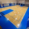 VersaCourt Pro Wood Grain Court Tile 1/2 Inch x 12x12 Inches multi-game courts