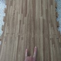 matching the wood grain pattern foam reversible tiles