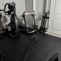 home gym setup with staylock anti fatigue floor tiles