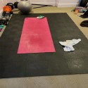 StayLock tiles in basement home gym