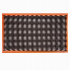 Safety TruTread 4-Sided 40x64 Inches Black/Orange full view