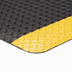 Standing Work Mat Ultimate Diamond Foot Colored Borders 4x75 feet Yellow