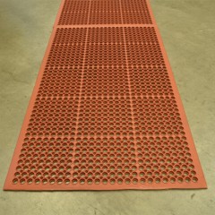 VIP Topdek Senior Red Mat 36 x 118.5 Inches over concrete