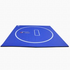Home Wrestling Flexi-Connect Mat with Circle and Marks 1-1/4 Inch x 10x10 Ft.