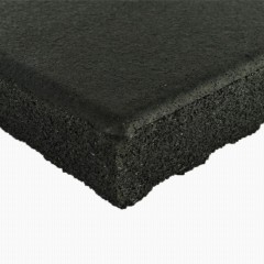 dBTile Gym Floor Tile Mats 2x2 Black Corner