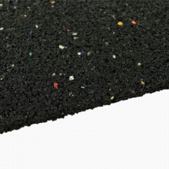 Edge of TurfShok Rubber Underlay 10 mm x 4 Ft. Wide per SF