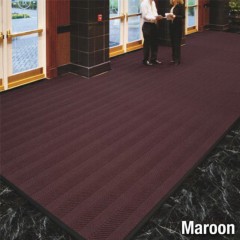 Waterhog Eco Elite Roll Goods Indoor Outdoor Matting 6 x 67 ft maroon entrance.