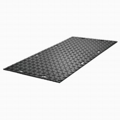 MambaMat Ground Protection Mat Black 1/2 Inch x 4x8 Ft. diamond top angle