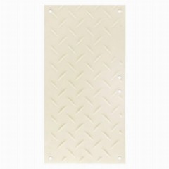 Ground Protection Mats 2x4 ft Clear top view on white background