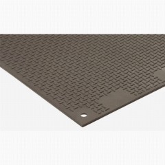 VersaMats Diamond Foot 4x8 ft Black showing installation