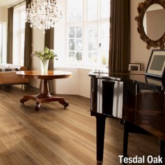 Castle Oak Engineered Hardwood Planks 31.3 Sq Ft per Carton Tesdal Oak Piano