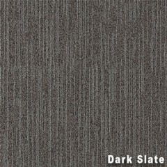 Overdirve Commercial Carpet Tile .30 Inch x 50x50 cm per Tile Dark Slate color close up