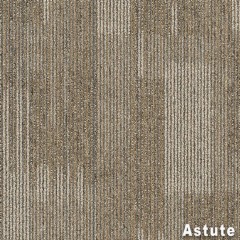 Point of View Commercial Carpet Plank .27 Inch x 18x36 Inches 10 per Carton Astute color close up