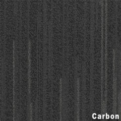 Carbon color close up Quicken Commercial Carpet Tile .42 Inch x 50x50 cm per Tile