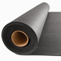 Rolled Rubber Sport 1/4 Inch Black per SF side.