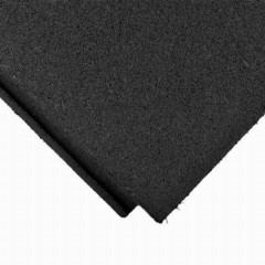 Sterling Rubber Playground Tile 2.25 Inch Black Tile corner.