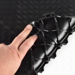 Solid Super Soft Tile - 3/4 Inch Black flex