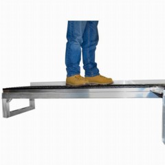 Wearwell Foundation Platform System Diamond-Plate 8x36x18 Inch Kit Install